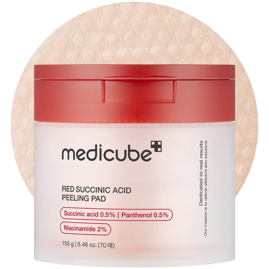 MEDICUBE- Red Succinic Acid Peeling Pad