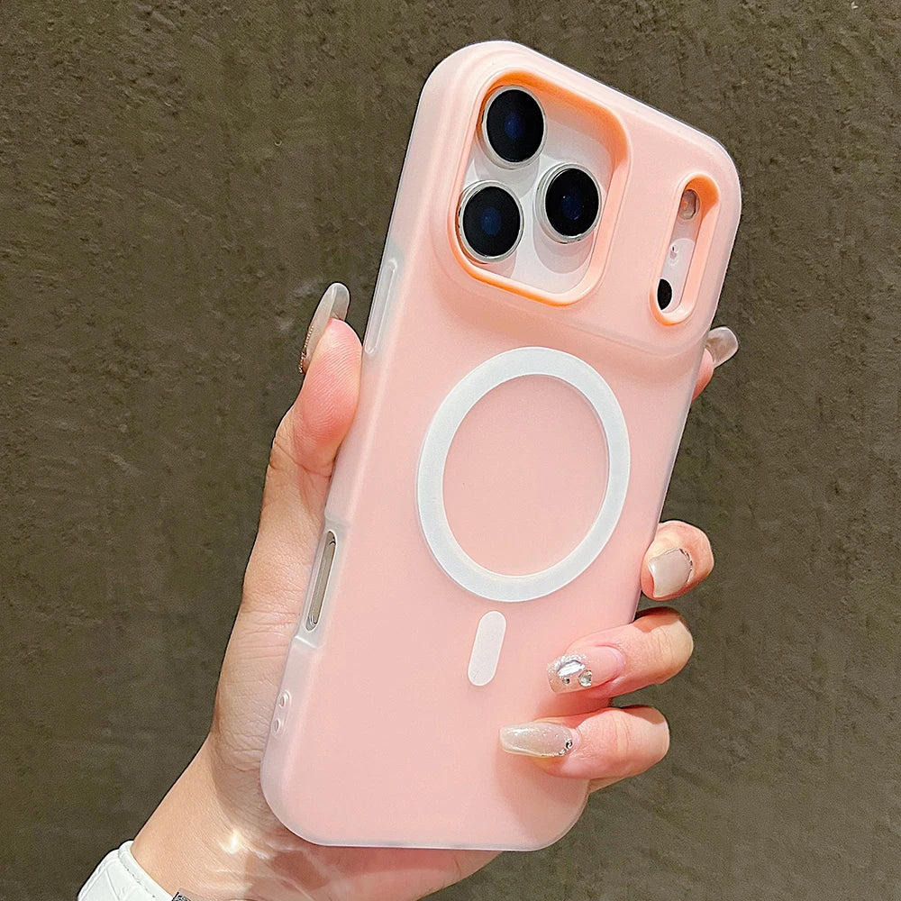 Luxury Candy Color 2 IN 1 Magnetic Case For iPhone 17 Pro Max 17 Pro 17 Air 17