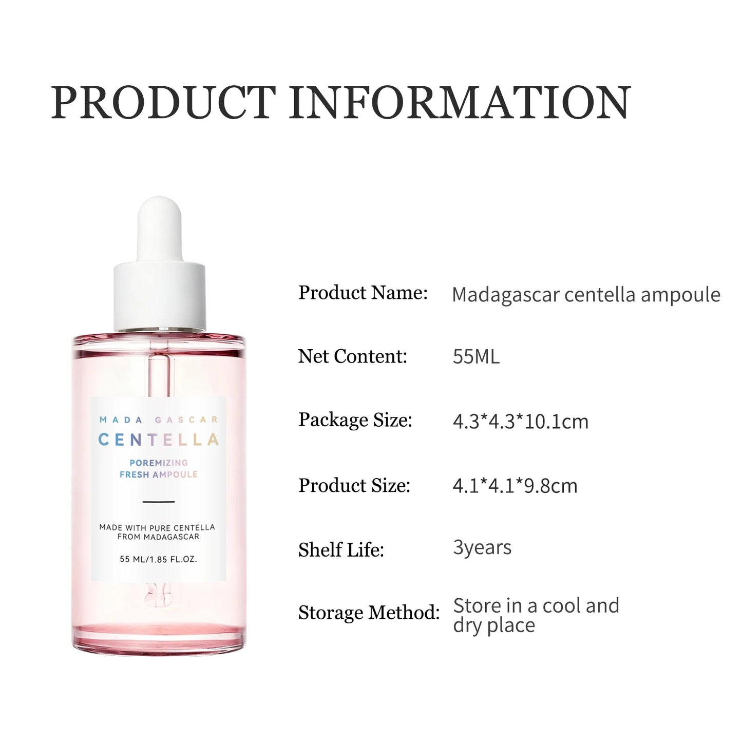 Madagascar Gotu Kola Essence 55ml - Calming Serum